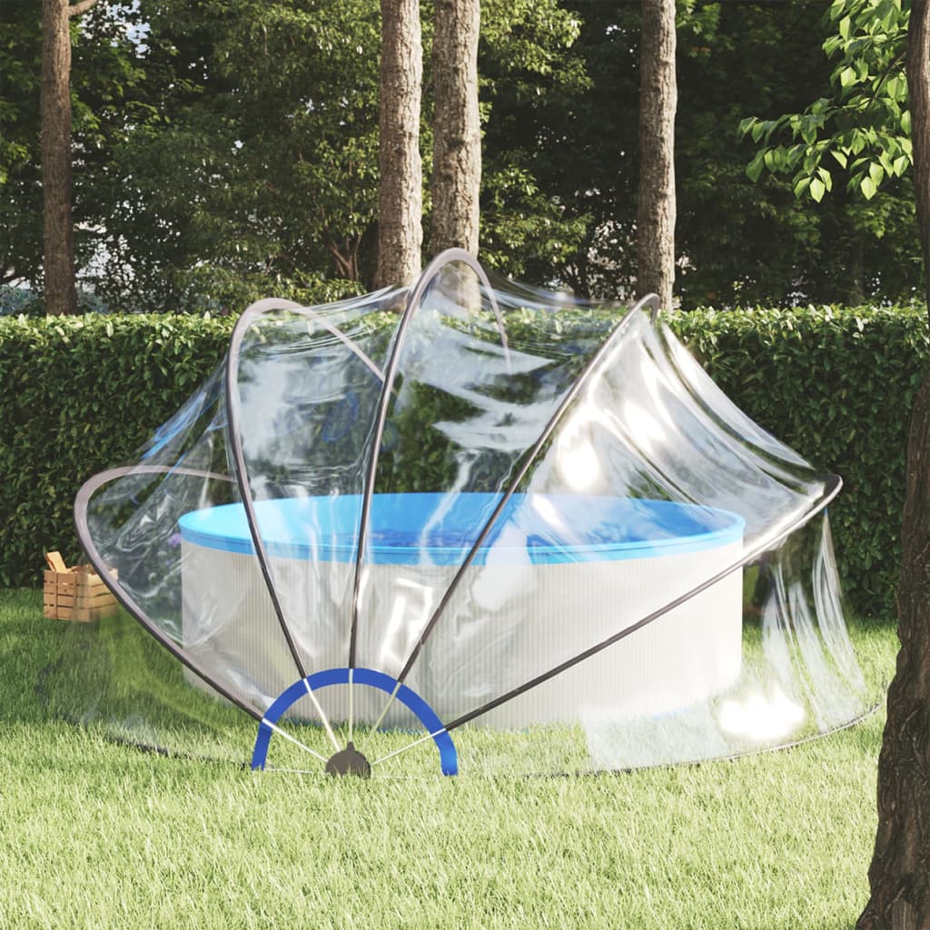 poolkuppel 440x220 cm billede