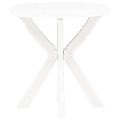 bistrobord Ø70 cm plastik hvid