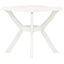 bistrobord 70x70x72 cm plast hvid