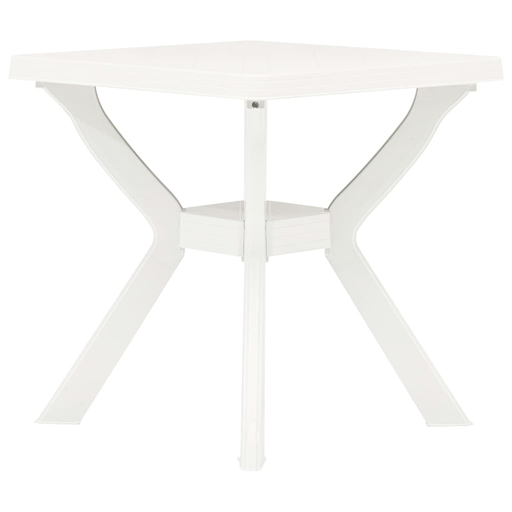 bistrobord 70x70x72 cm plast hvid billede