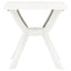 bistrobord 70x70x72 cm plast hvid