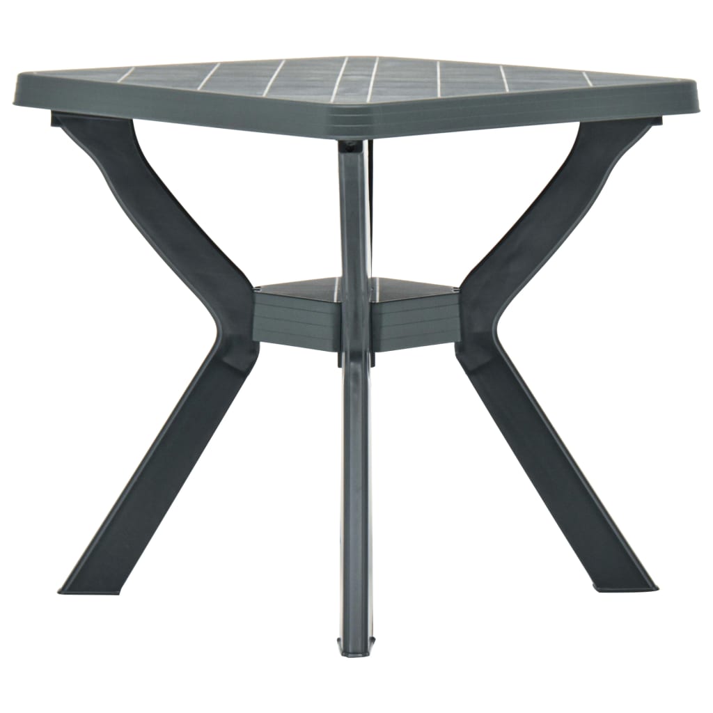 bistrobord 70x70x72 cm plast grøn billede