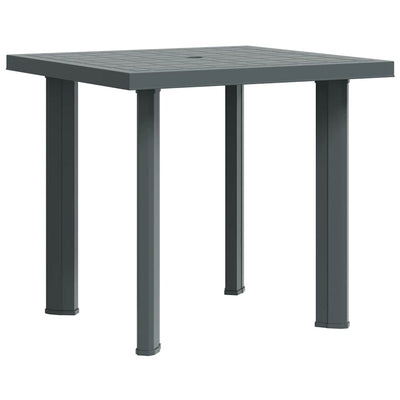 havebord 80 x 75 x 72 cm plastik grøn