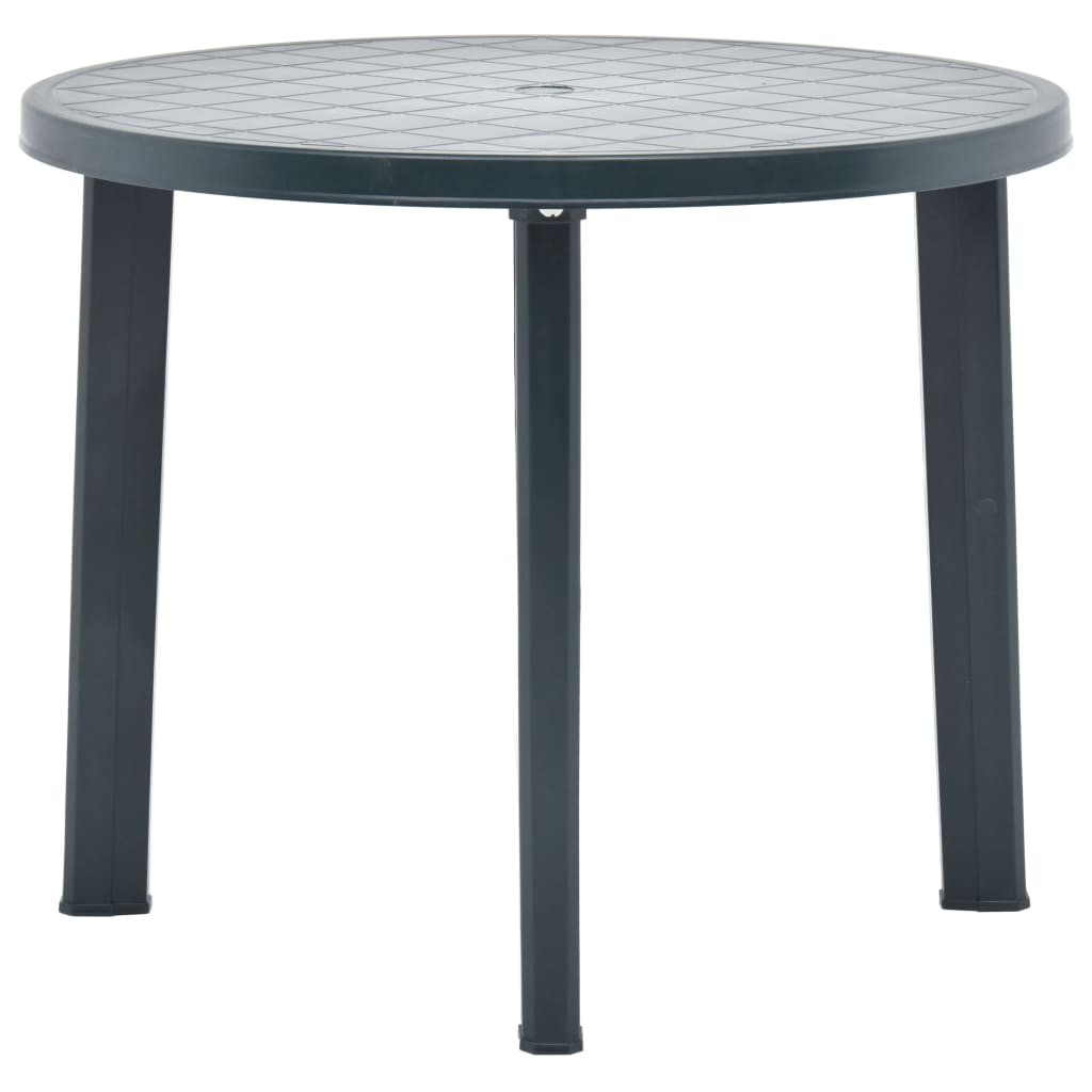havebord 89 cm plastik grøn billede