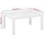 havebord 78x55x38 cm plastik hvid