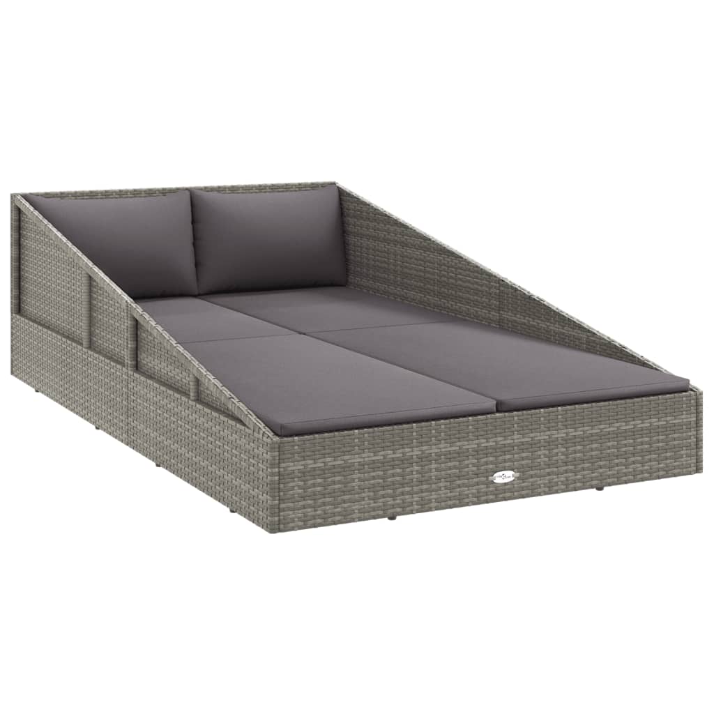 solseng 110x200 cm polyrattan grå