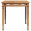 havebord 80x80x80 cm massivt teaktræ
