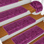 trappemåtter 15 stk. 65x21x4 cm violet rektangulær kant