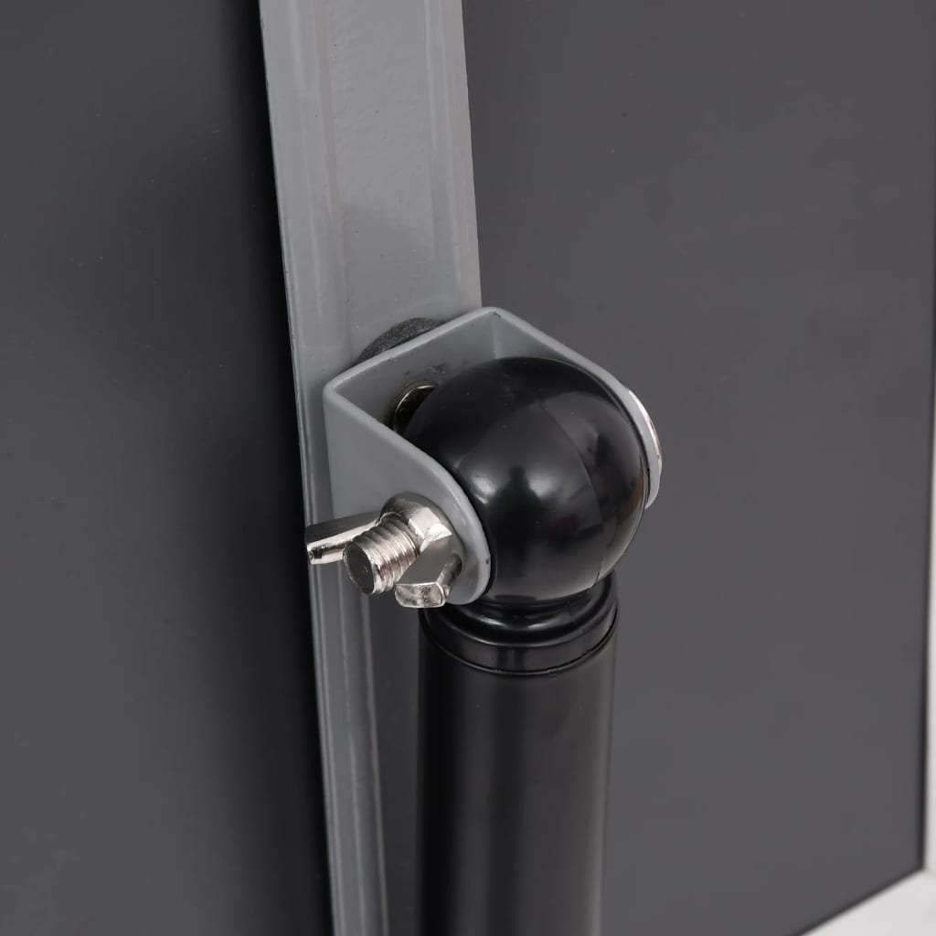 plakatstativ A4 aluminiumslegering sort