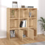 bogreol 98x30x98 cm konstrueret træ sonoma-eg