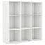 bogreol 98x29x97,5 cm konstrueret træ hvid
