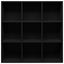 bogreol 98x29x97,5 cm konstrueret træ sort