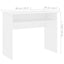 skrivebord 90x50x74 cm konstrueret træ hvid