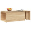 sofabord 150x50x35 cm konstrueret træ sonoma-eg
