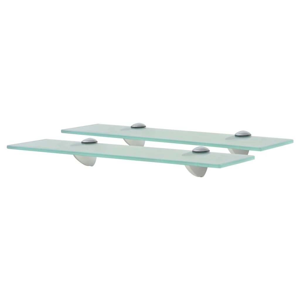 svævehylder 2 stk. 40 x 10 cm 8 mm glas