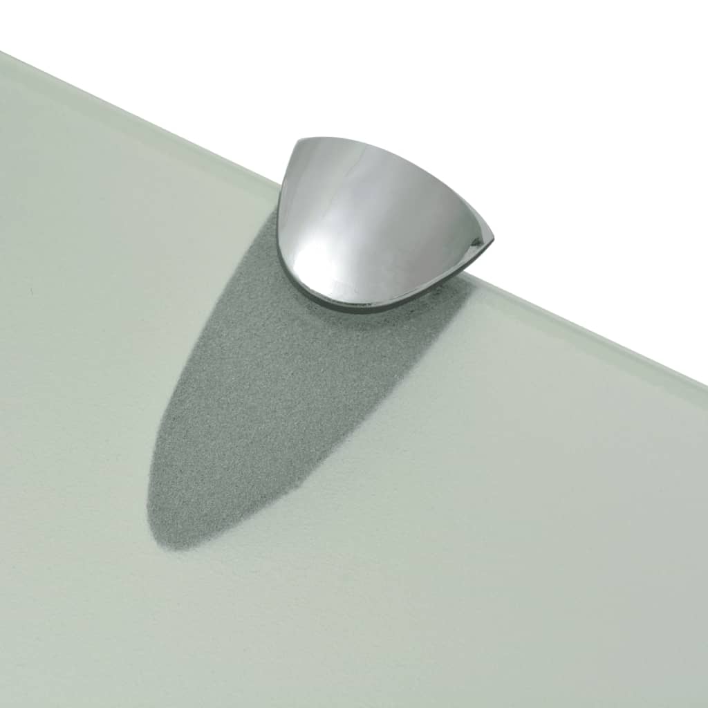 svævehylde 2 stk. 80 x 10 cm 8 mm glas
