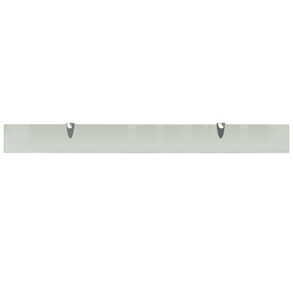 svævehylder 2 stk. 100 x 10 cm 8 mm glas