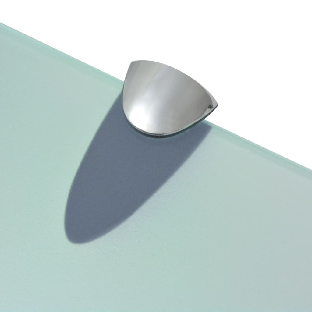 svævehylder 2 stk. 80 x 20 cm 8 mm glas