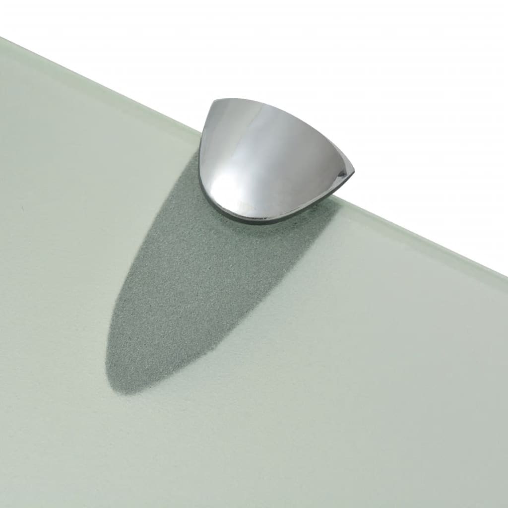 svævehylder 2 stk. 80 x 20 cm 8 mm glas