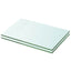 hylder 2 stk. glaspanel 20 x 25 cm klar
