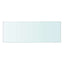 hylder 2 stk. glaspanel 40 x 12 cm klar