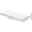 hylder 2 stk. glaspanel 40 x 12 cm klar