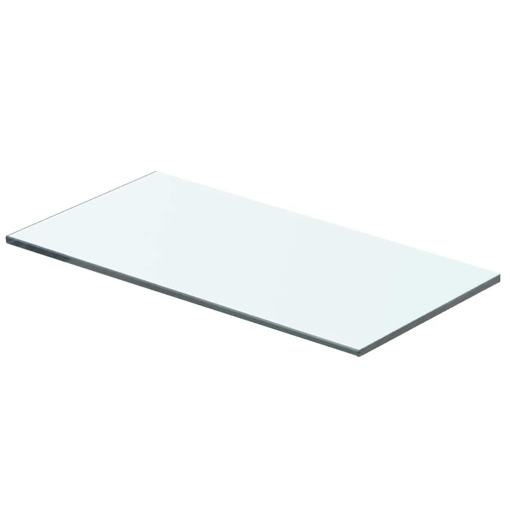 hylder 2 stk. glaspanel 40 x 15 cm klar