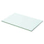 hylder 2 stk. glaspanel 50 x 25 cm klar