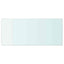 hylder 2 stk. glaspanel 50 x 25 cm klar