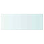 hylder 2 stk. glaspanel 60 x 25 cm klar