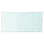 hylder 2 stk. glaspanel 60 x 30 cm klar