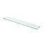hylder 2 stk. glaspanel 80 x 12 cm klar