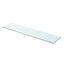 hylder 2 stk. glaspanel 90 x 20 cm klar