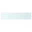 hylder 2 stk. glaspanel 90 x 20 cm klar