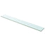 hylder 2 stk. glaspanel 100 x 12 cm klar