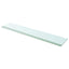 hylder 2 stk. glaspanel 110 x 20 cm klar
