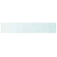 hylder 2 stk. glaspanel 110 x 20 cm klar