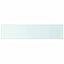 hylder 2 stk. glaspanel 110 x 25 cm klar