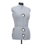 justerbar gine kvinde str. M 40-46 sort