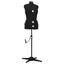 justerbar gine kvinde str. M 40-46 sort