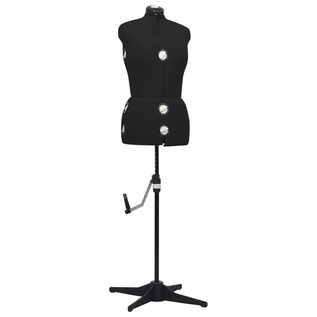 justerbar gine kvinde str. M 40-46 sort billede