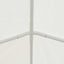 festtelt 6x16 m PE hvid