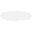 bordbeskytter Ø 70 cm 1,6 mm PVC transparent
