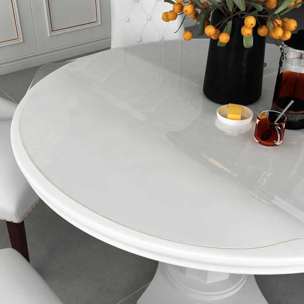 bordbeskytter Ø 70 cm 1,6 mm PVC transparent billede