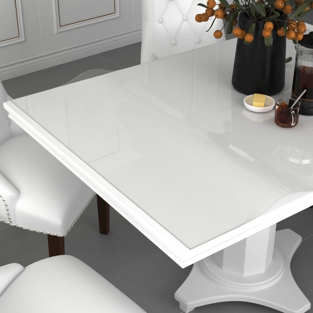bordbeskytter 200x100 cm 1,6 mm PVC transparent billede
