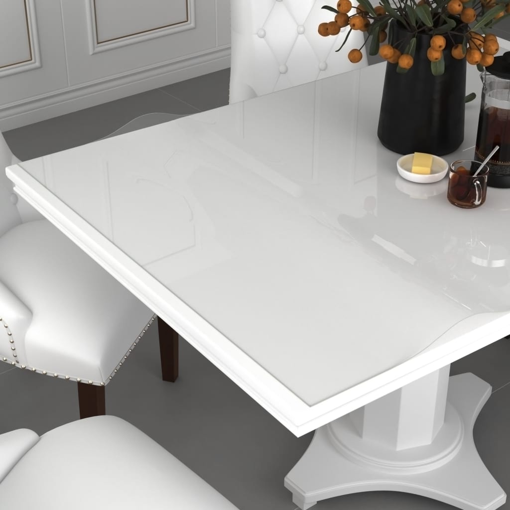 bordbeskytter 80x80 cm 1,6 mm PVC transparent