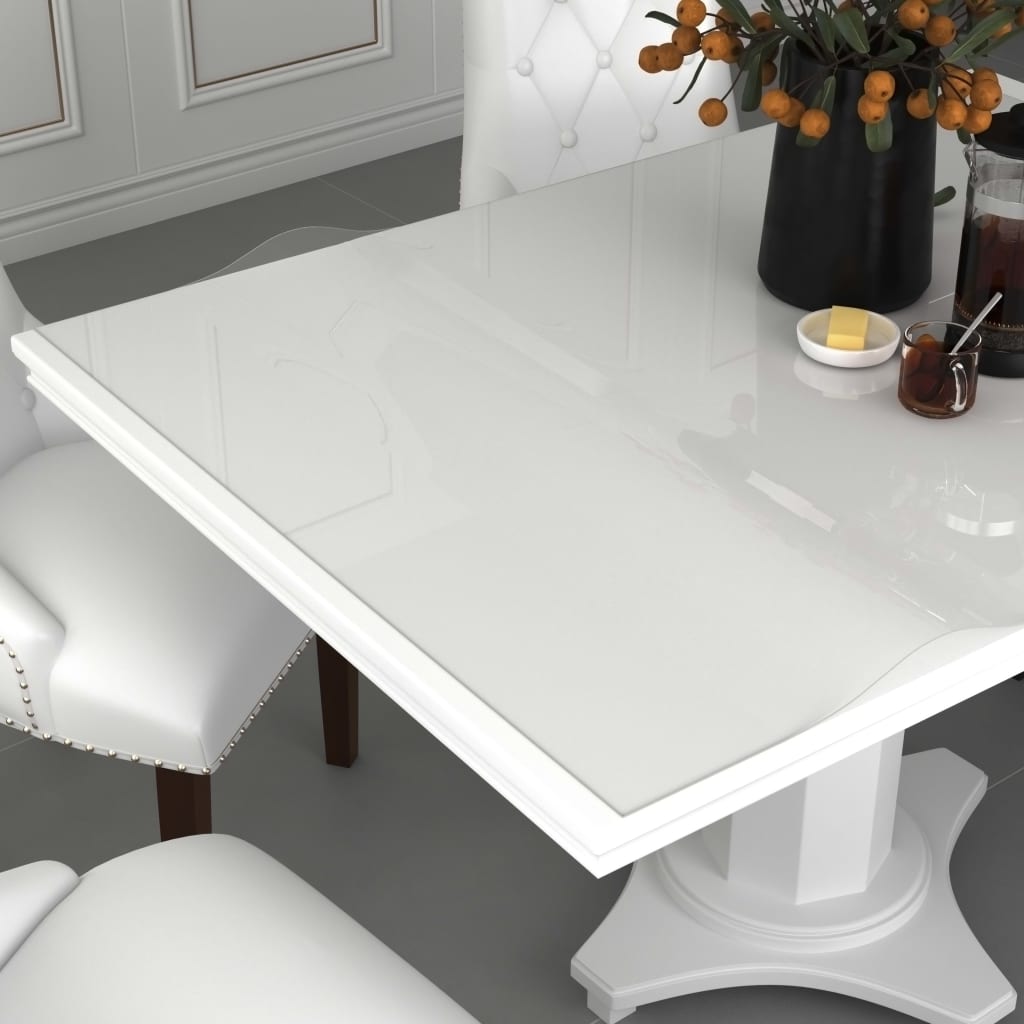 bordbeskytter 90x90 cm 1,6 mm PVC transparent
