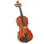 violinsæt med violinbue og hagestøtte 4/4 mørkt træ