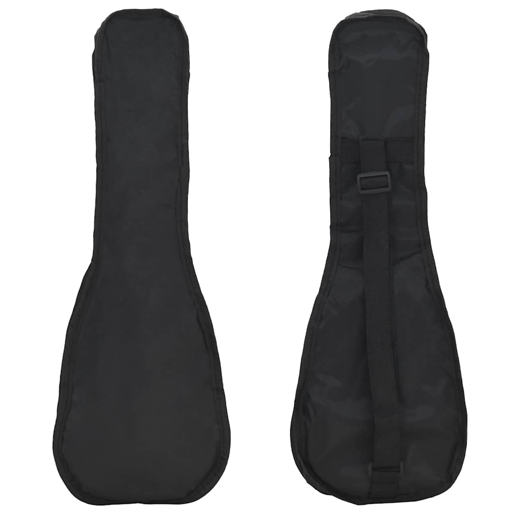 ukulelesæt med taske til børn 21" sort