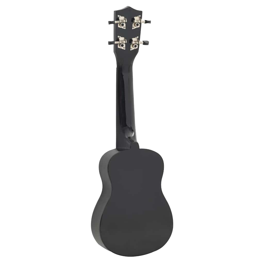 ukulelesæt med taske til børn 21" sort